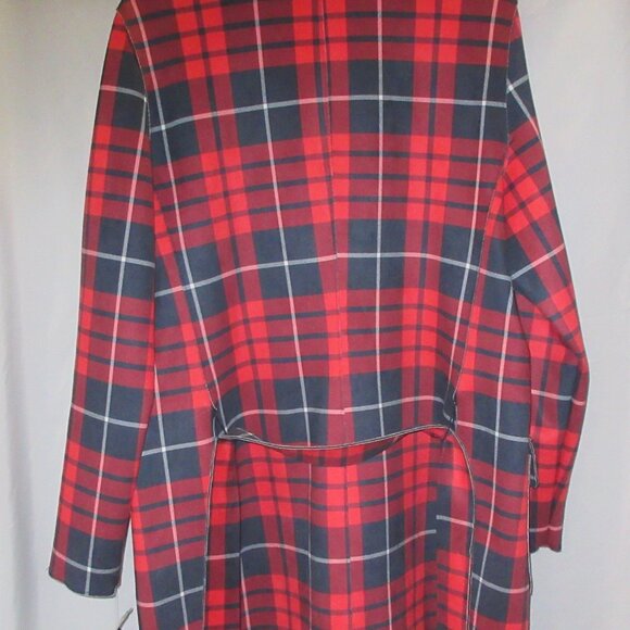 Women’s Nygard Navy & Red Plaid Spring Jacket Size L. New with Tags - Picture 5 of 8